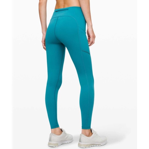 Lululemon Leggings Speed‎ Up Size 4 Tight 28" Full On Ice Cave Style W5BMUS - Picture 1 of 11